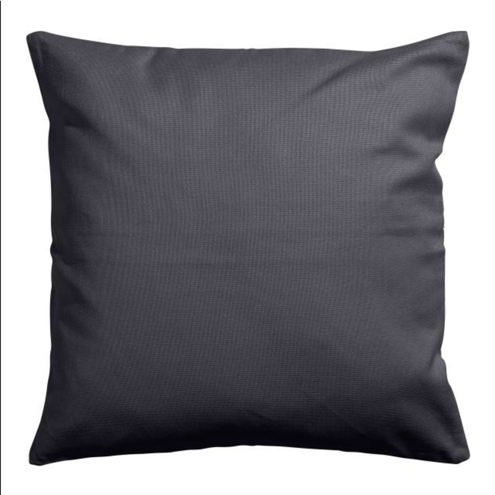 H&M Cushion cover- cotton canvas w/concealed zip